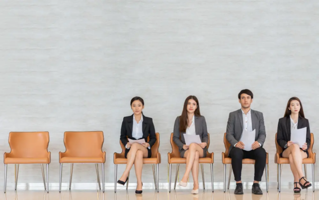People Waiting for Job Interview